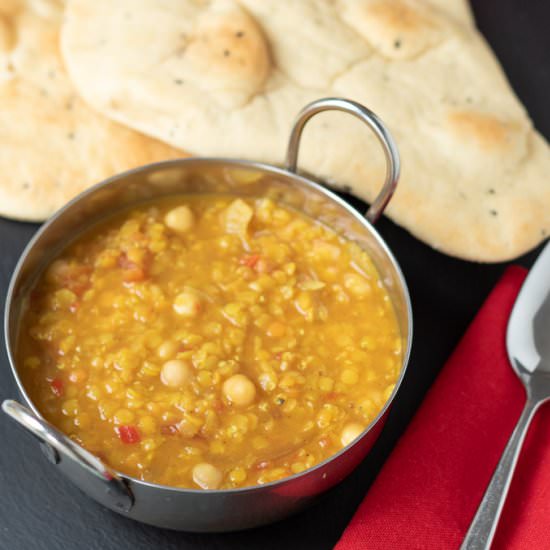 Chickpea and Red Lentil Dahl - Recipe photo by neilshealthymeals