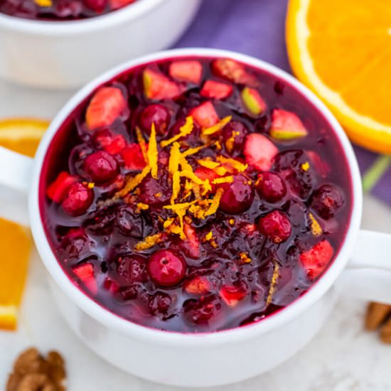 Easy Cranberry Relish - Recipe photo by peasandpeonies