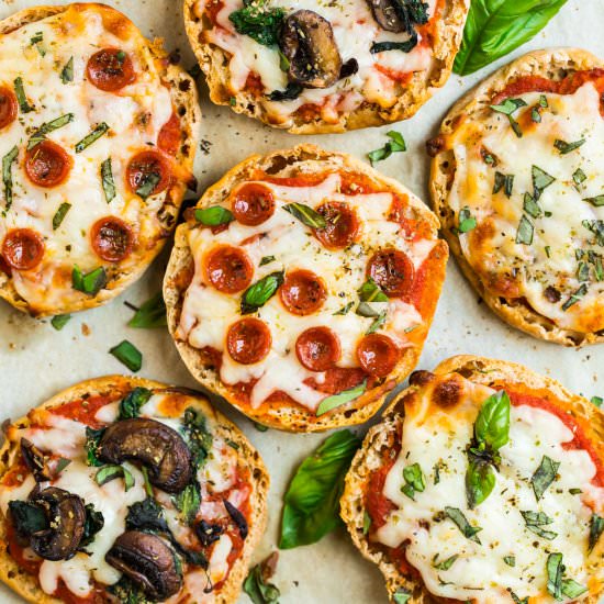English Muffin Pizza - Recipe photo by wellplated