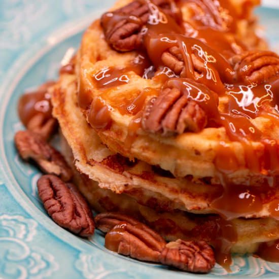 Banana Nut Chaffle Recipe - Recipe photo by Low Carb Inspirations
