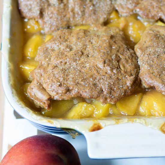 Peach Cobbler Recipe - Recipe photo by LifesLittleSweets