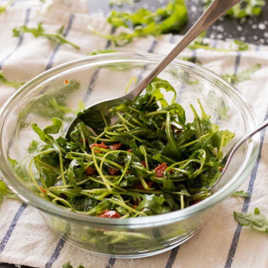 Honey-Lemon Arugula Salad - Recipe photo by alwaysusebutter