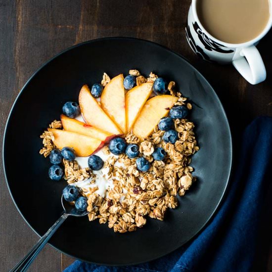 Maple Hazelnut Homemade Granola - Recipe photo by RNsKitchen