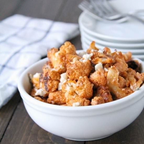 Buffalo Cauliflowerside dish, veget - Recipe photo by snappygourmet