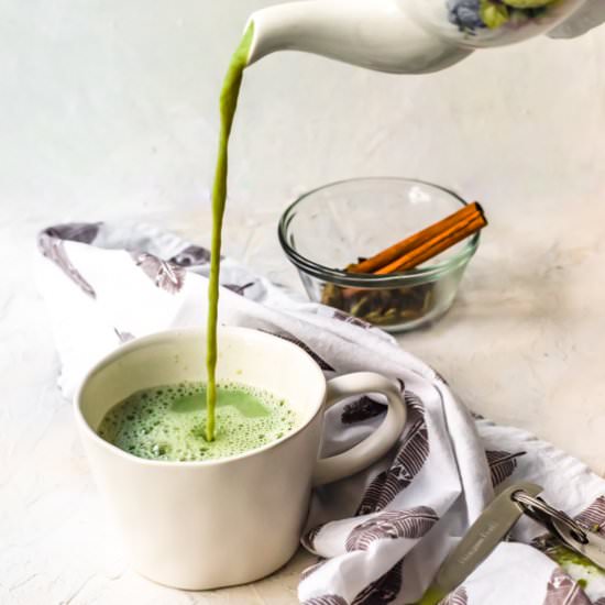 Green tea chai latte - Recipe photo by ltully