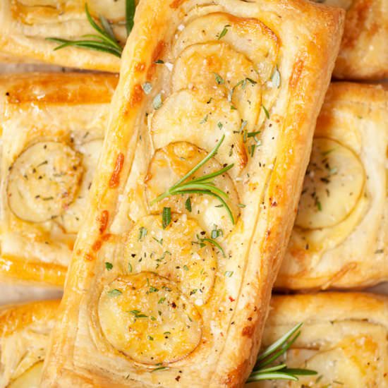Brie & Potato Tarts - Recipe photo by littlesugarsnaps