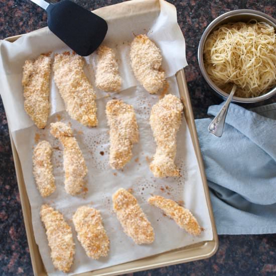 Lemon Panko Crusted Chicken - Recipe photo by MaesMenu
