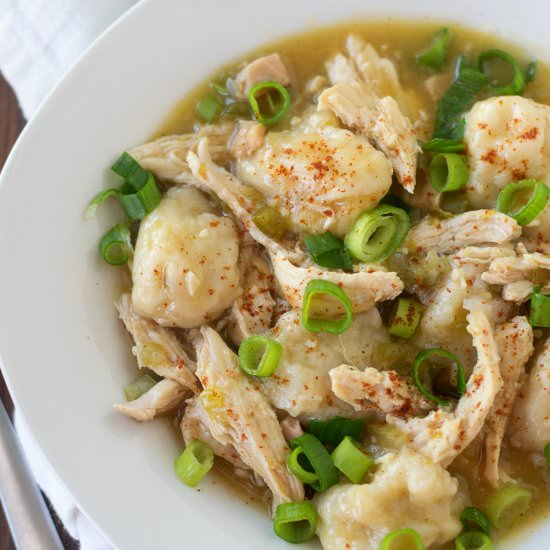 Easy Cajun Chicken & Dumplings - Recipe photo by The Kitchen Wife
