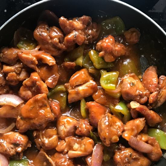 Chinese chilli chicken recipe - Recipe photo by shellyfoodspot