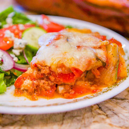 Low Carb Zucchini Lasagna - Recipe photo by HIldaskitchenblog