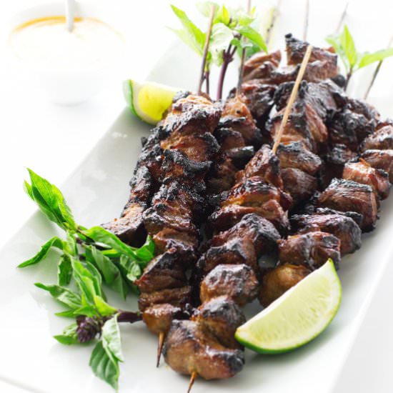 Thai Pork Satay - Recipe photo by Savorthebest