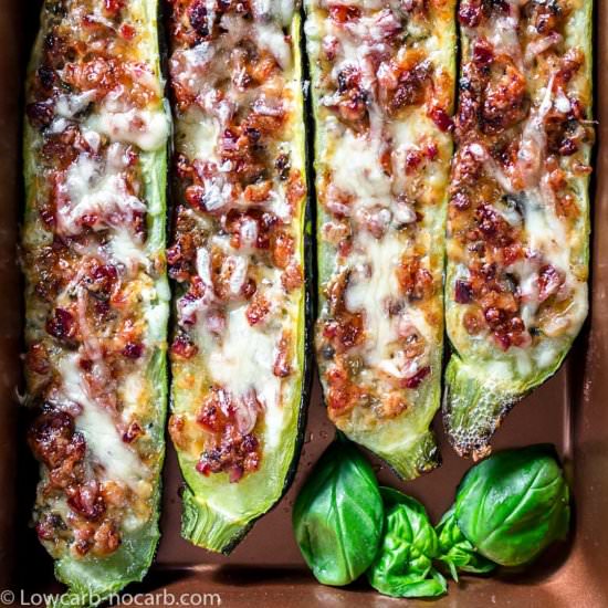 Keto Zucchini Boat - Recipe photo by Lowcarb-nocarb
