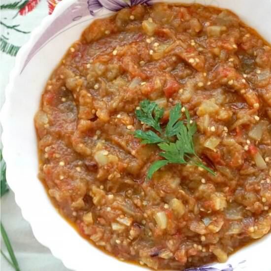 Roasted Eggplant Dip - Recipe photo by mygorgeousrecipes