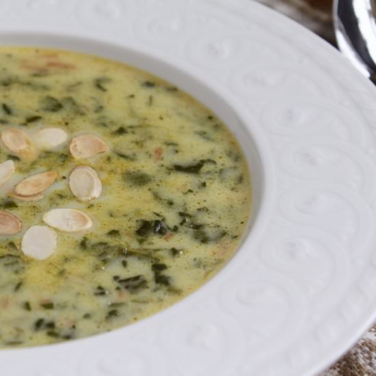 spinach soup - Recipe photo by christinascucina