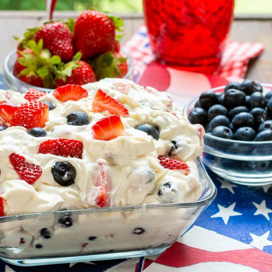 Berry Cheesecake Salad - Recipe photo by Flavor Mosaic