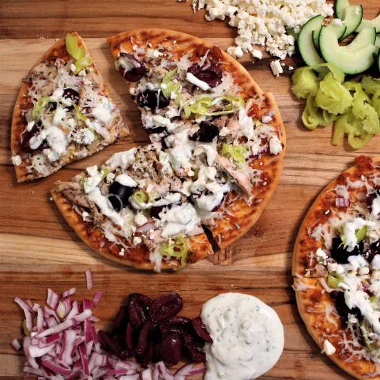 Pita Pizza - Recipe photo by thetailgatefoodie