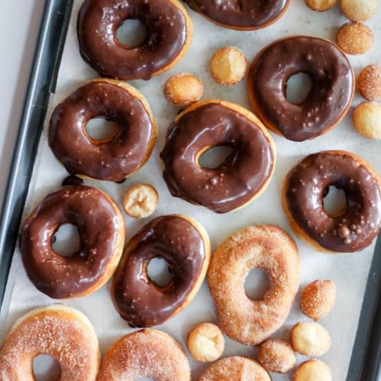 High-Altitude Yeast Doughnuts - Recipe photo by DoughEyedBlog