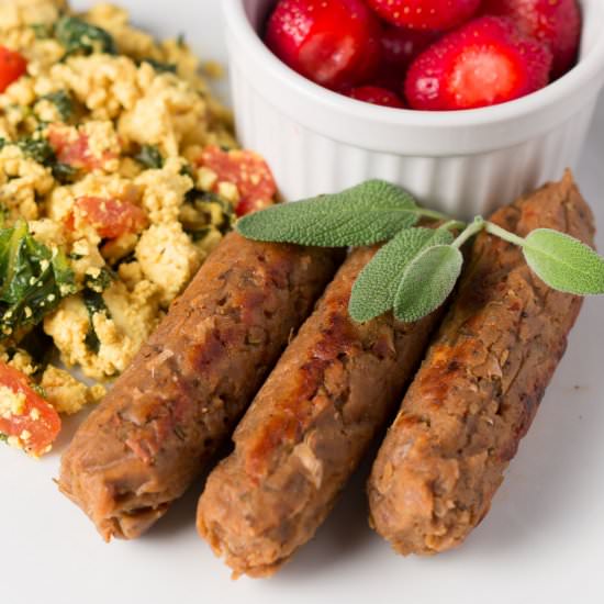 Vegan Breakfast Sausage Links - Recipe photo by aplantifulpath
