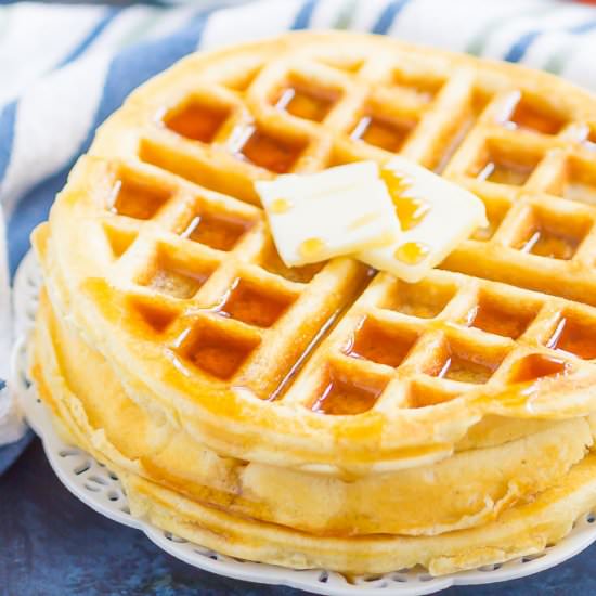 Fluffy Belgian Waffles - Recipe photo by pumpkinnspice