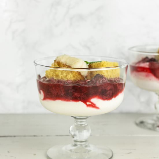 Fat Free Cheesecake & Fruit Compote - Recipe photo by jodiloves