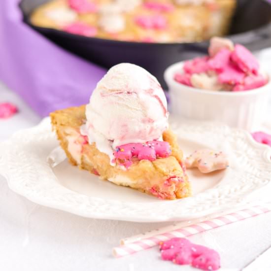 Circus Animal Cookie Pizookie - Recipe photo by A baJillian Recipes
