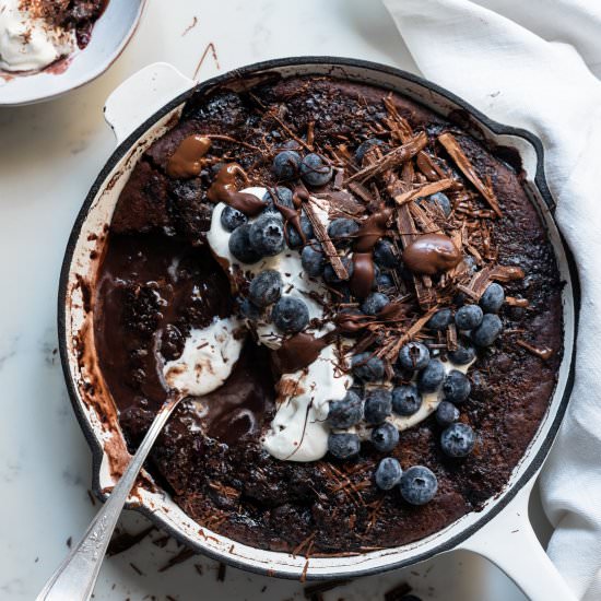 Blueberry chocolate cobbler - Recipe photo by Bibbyskitchenat36