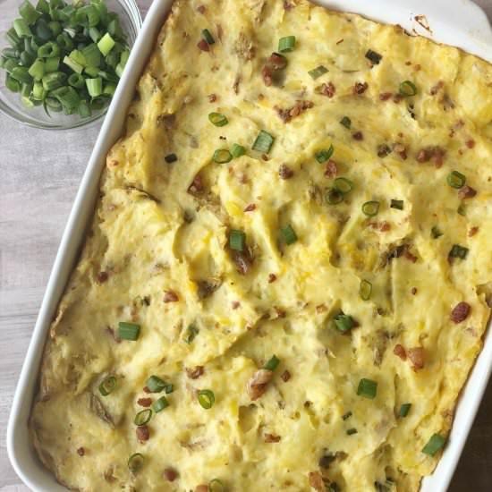 Loaded Twice Baked Potato Casserole - Recipe photo by thisfarmgirlcooks