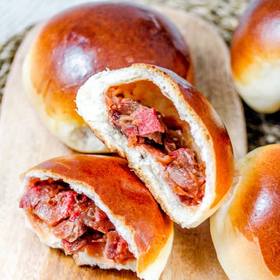 Chinese BBQ Pork Buns/ Char Siu Bao - Recipe photo by bunbobae