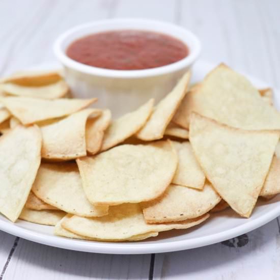 Air Fryer Tortilla Chips - Recipe photo by simplylowcal