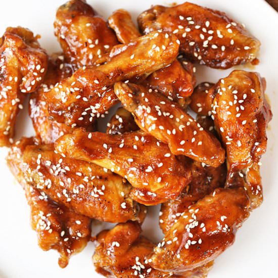 teriyaki wings - Recipe photo by vered