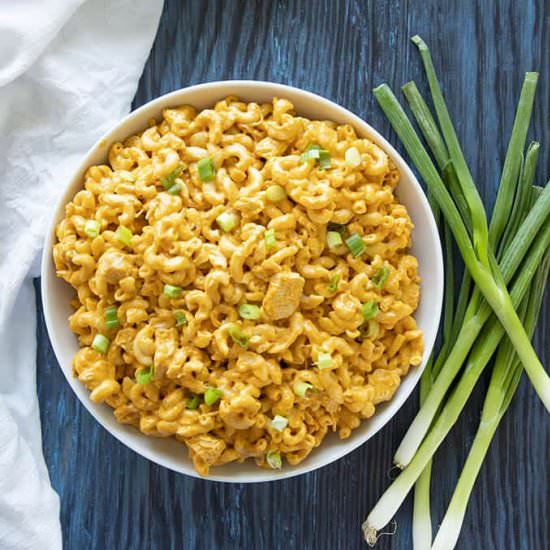 IP Buffalo Chicken Mac & Cheese - Recipe photo by TheSaltyMarshmallow