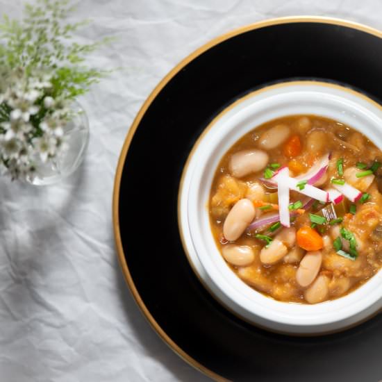 Pochas( Simmered Shelling Beans) - Recipe photo by Blue Cayenne