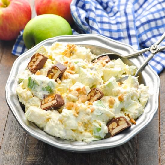 Snickers Salad - Recipe photo by The Seasoned Mom