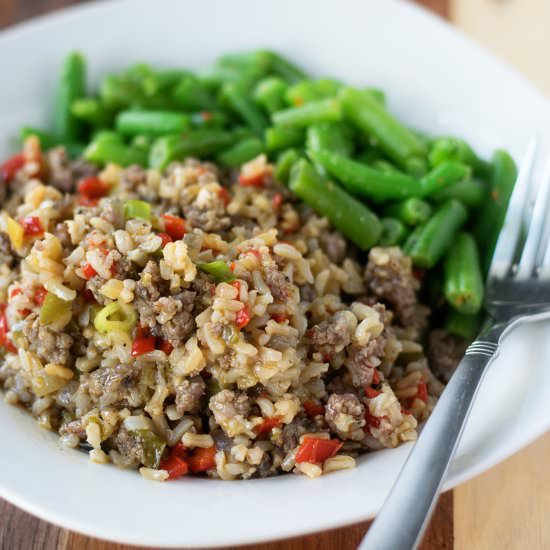 Easy Dirty Rice Recipe - Recipe photo by The Kitchen Wife