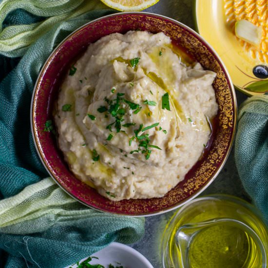 Baba Ghanoush Dip / Salad Dressing - Recipe photo by a meal in mind