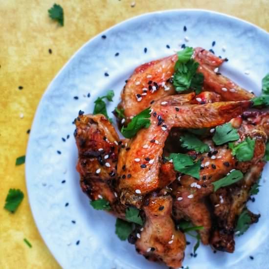Thai Style Chicken Wings - Recipe photo by mybfisgf