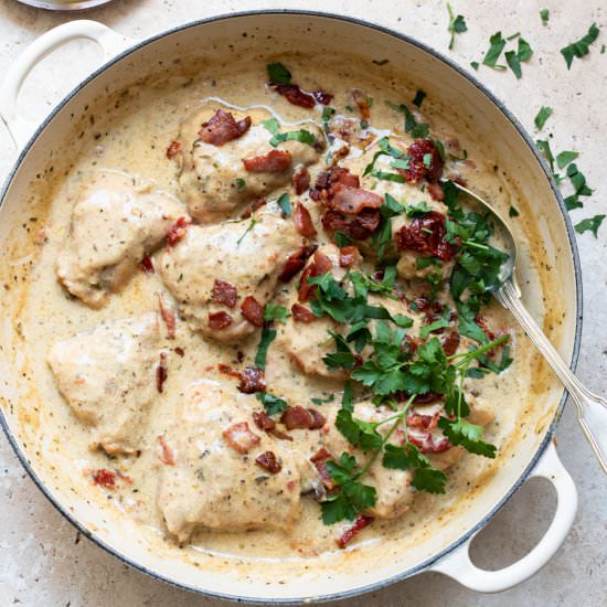 Rosemary and bacon chicken - Recipe photo by Bibbyskitchenat36