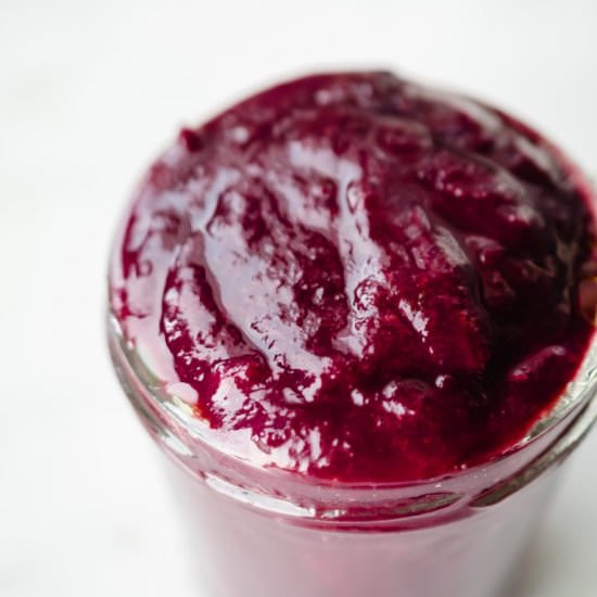 plum jam - Recipe photo by miminewman