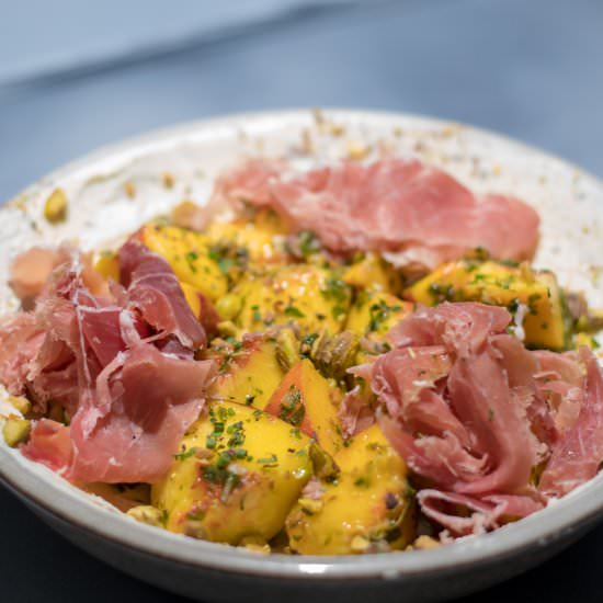 Wenatchee Peach Salad Recipe - Recipe photo by EatTheReal
