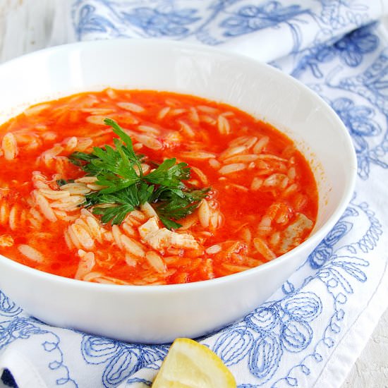 Turkish chicken broth - Recipe photo by Izaa