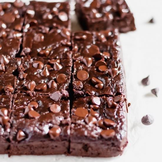 Flourless Zucchini Brownies - Recipe photo by paleoinpdx
