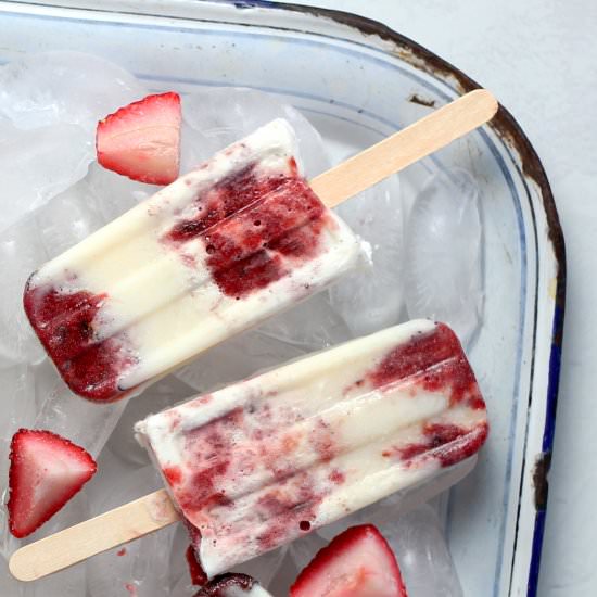 Strawberry Fool Popsicles - Recipe photo by sheri silver