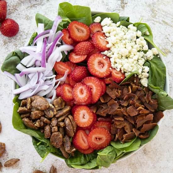 Perfect Spinach Salad - Recipe photo by TheSaltyMarshmallow