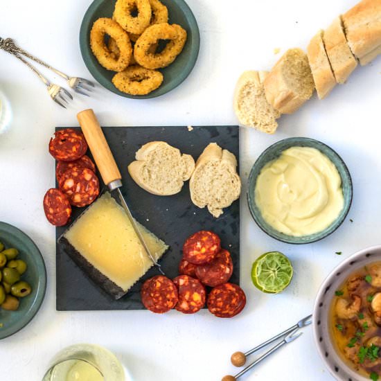 Spanish Tapas Platter Recipe - Recipe photo by liveloveyummy