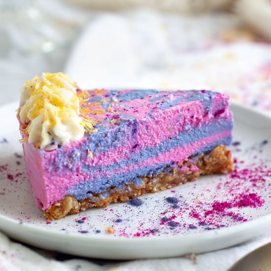 Vegan Unicorn Cheesecake - Recipe photo by plant.well