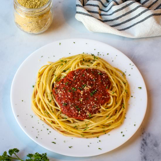 Easy Instant Pot Tomato Sauce - Recipe photo by healthymidwesterngirl