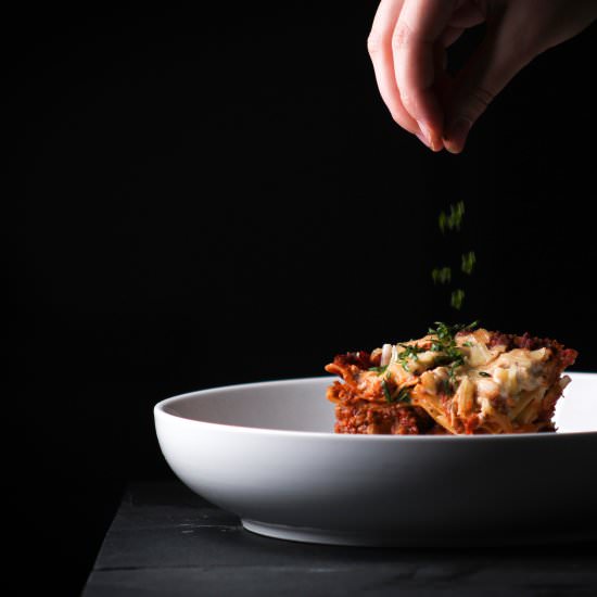 Easy Vegan Lasagna - Recipe photo by Liv Vegan Strong
