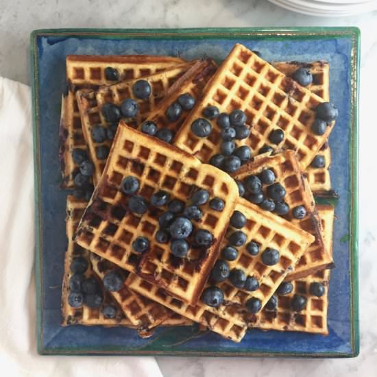 Alton Brown's Waffles - Recipe photo by thebrookcook.wordpress.com