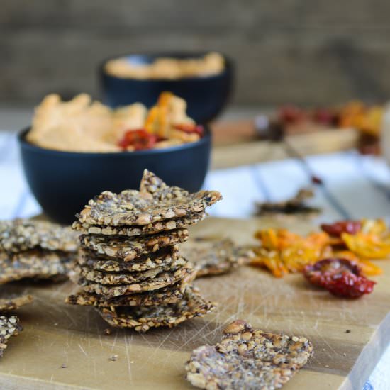 Seed crackers - Recipe photo by lipodve