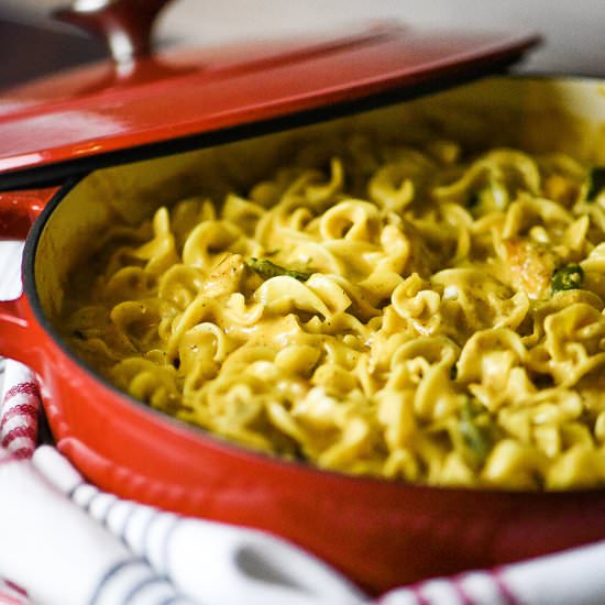Chicken & Roasted Poblano Pasta - Recipe photo by dudethatcookz